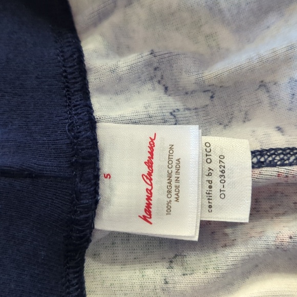 Hanna Andersson NWOT Christmas pajamas long john 100% cotton small - Picture 4 of 4